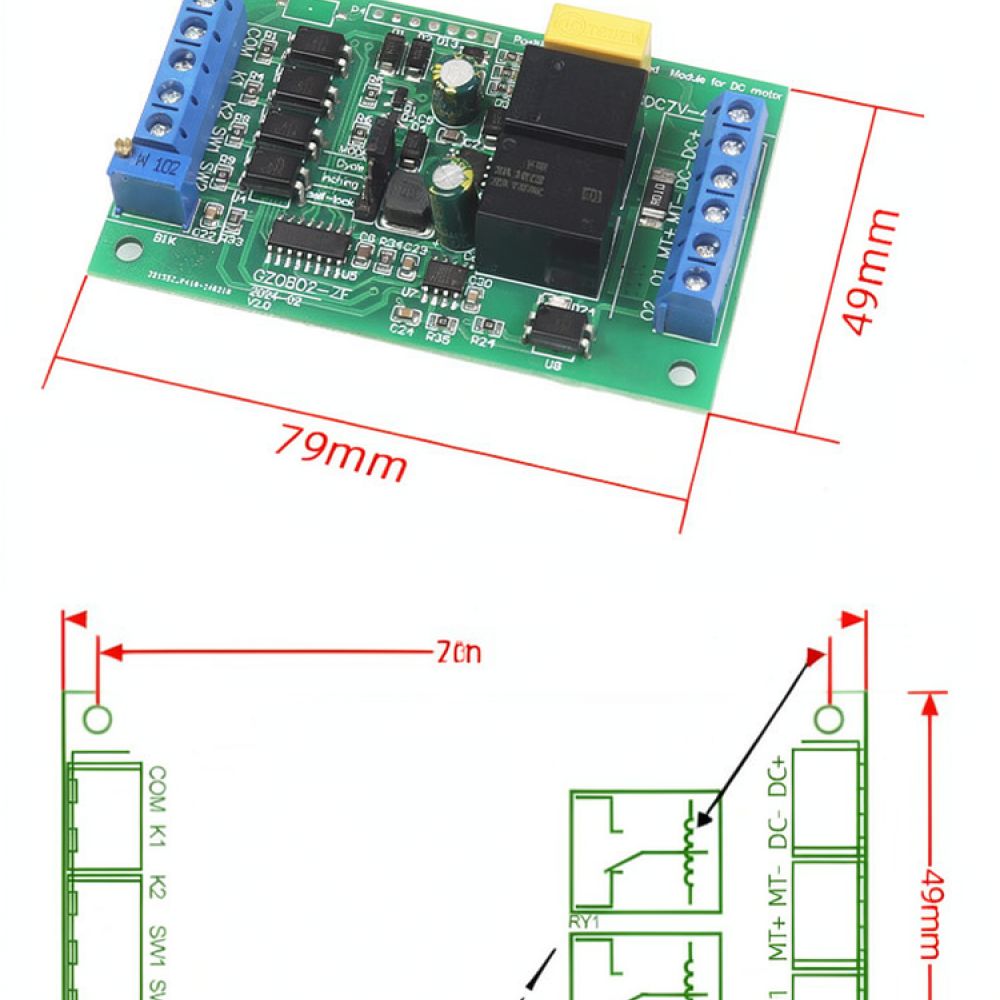 Dc Motor 12V - Industrial DC Motor Controller 10A 12V