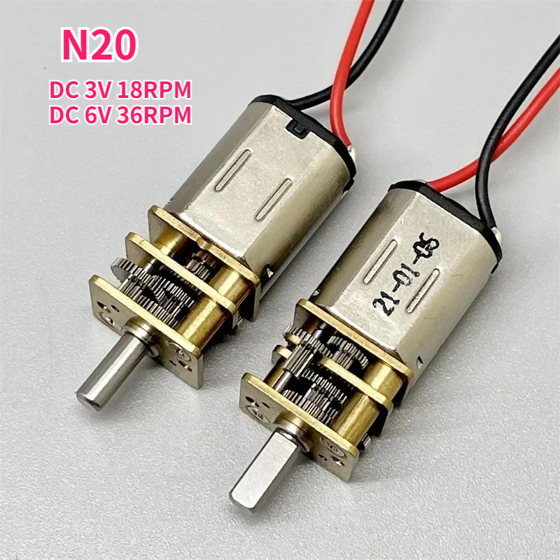 N20 DC 3V 18rpm 6V  36RPM  Min - Geared Motor review and price