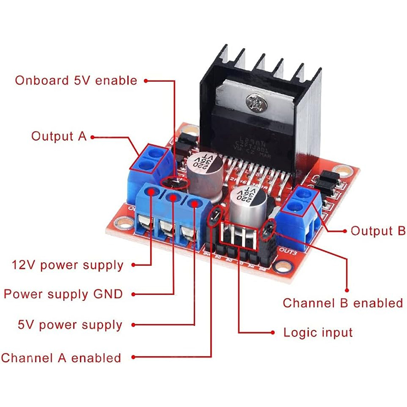 L298N driver board module L298 - Motor Driver L298N review and price