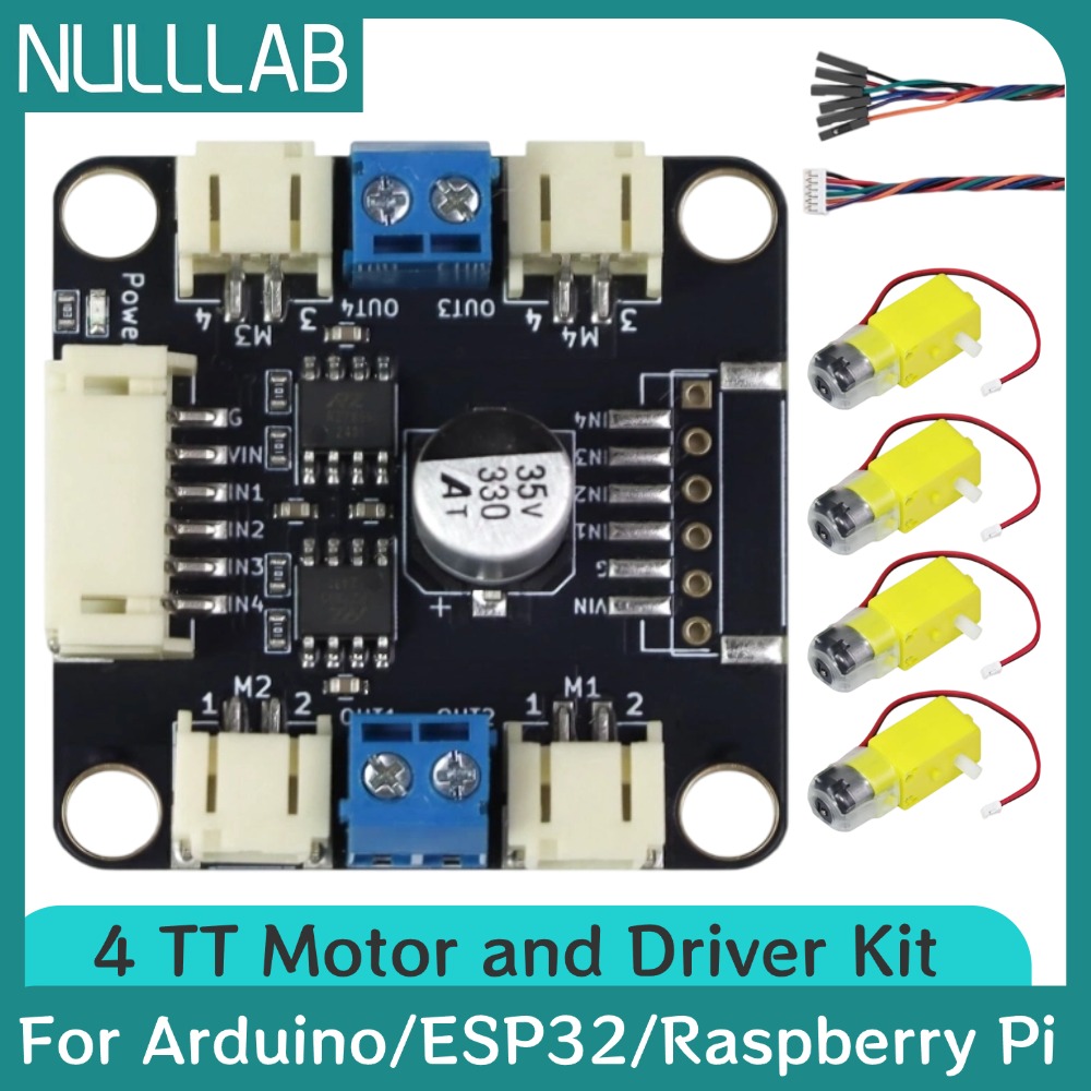 4 TT Motor and Driver Kit 4 DC - Motor Driver L298N review and price