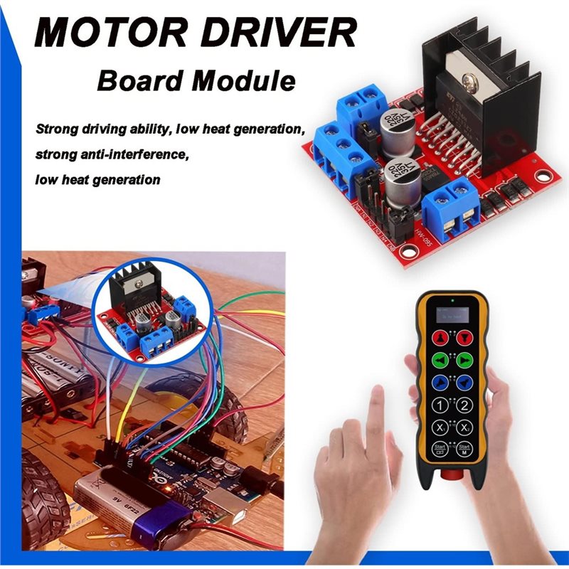 AEE7-4 Pcs L298N Motor Driver  - Motor Driver L298N review and price