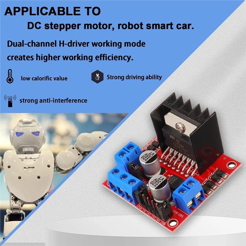 AEE7-4 Pcs L298N Motor Driver  - Motor Driver L298N review and price