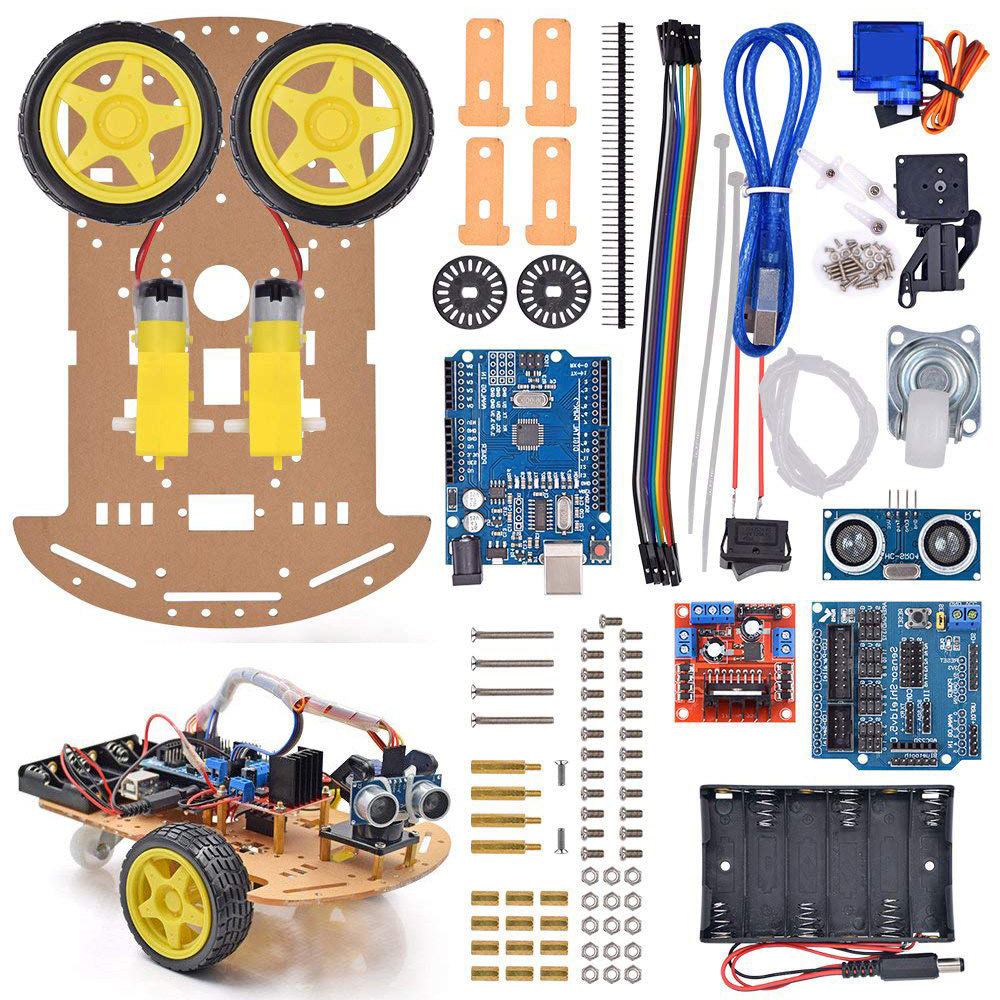 Modular Robot Car Chassis Kit  - Line Follower Robot review and price