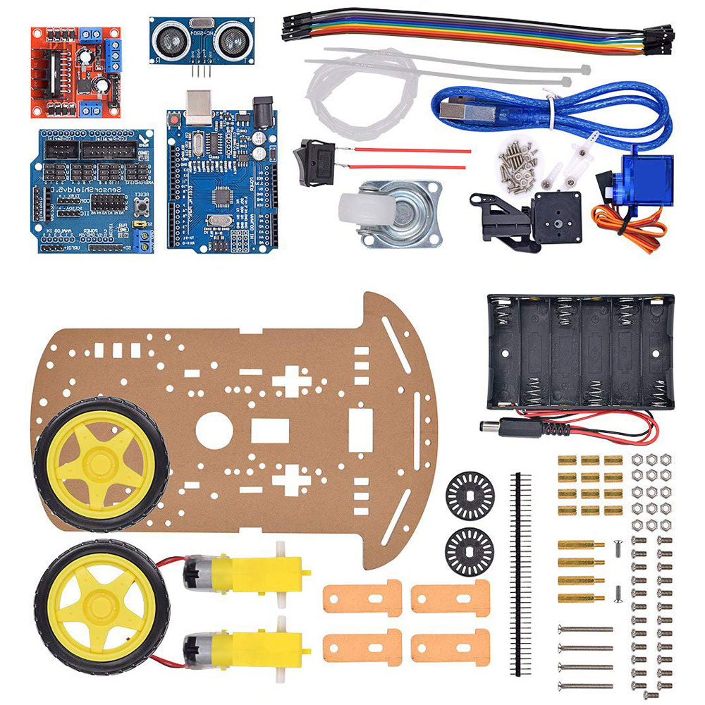 Modular Robot Car Chassis Kit  - Line Follower Robot review and price